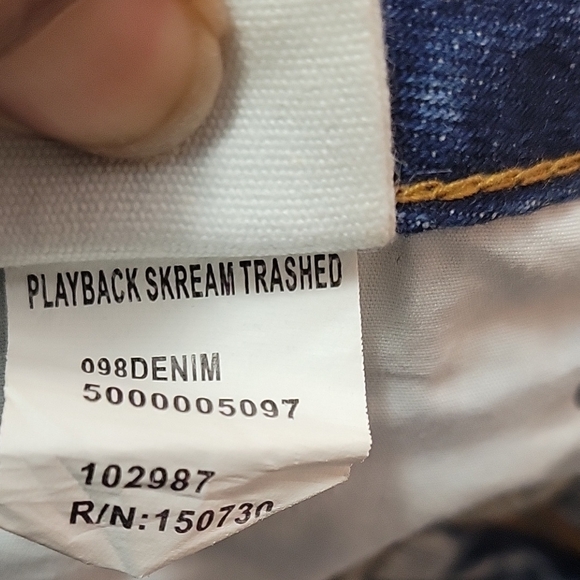 Ksubi Playback SkreamTrashed Jean 26" - Picture 11 of 13